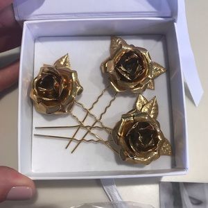 BHLDN Davina hair pins. Brand new. Never used.